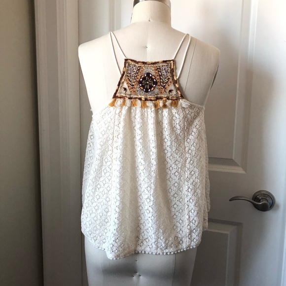 Anthropologie HD in Paris Tickel Tassel Crochet - Picture 3 of 8